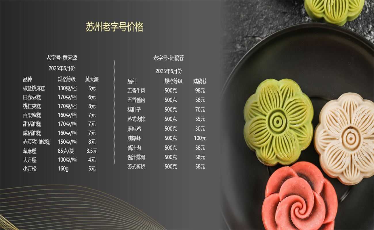 蘇州老字號價格